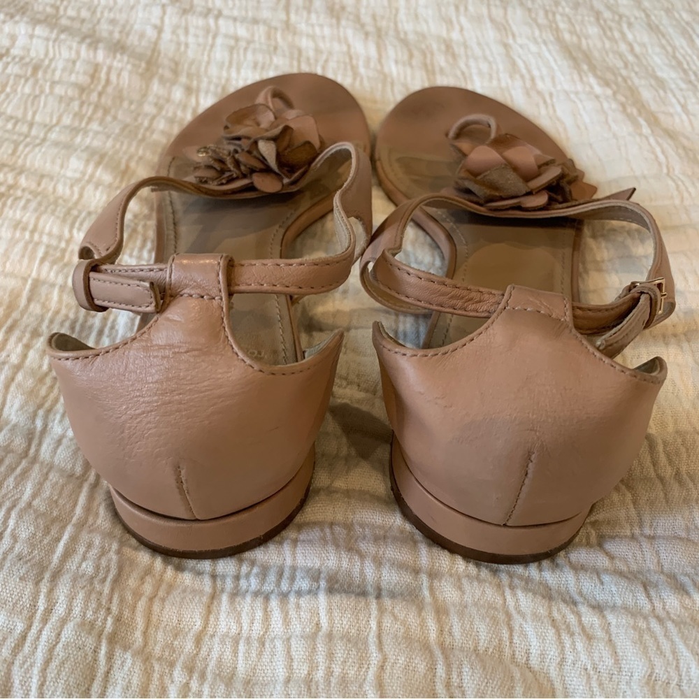 Tory‎ Burch Rose Pink Leather Sandals Size 8.5M - Picture 4 of 9